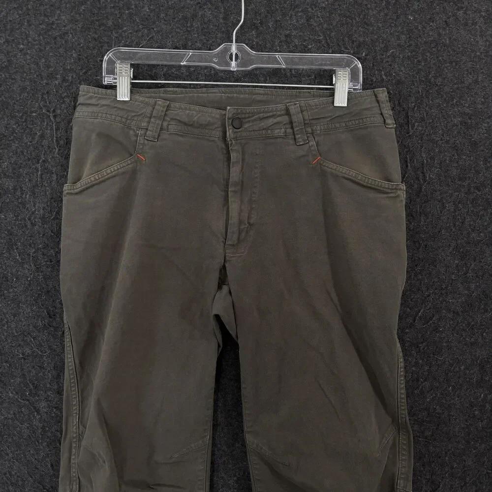 The North Face North Dome Pants Men's 32x30 Olive Green Chino Zip Drawcord